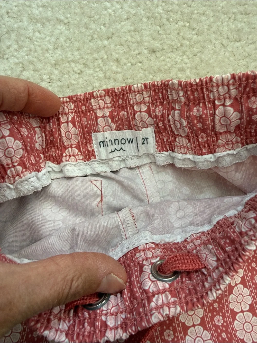 Minnow shorts swim size